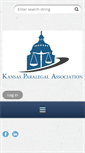 Mobile Screenshot of ksparalegals.org